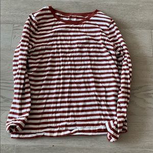 Striped madewell long sleeve T